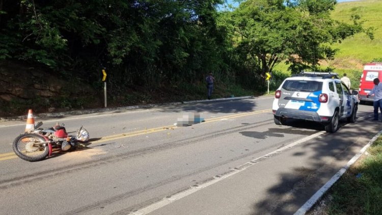 Motociclista morre em colisão na BR 381 que liga São Mateus a Nova Venécia