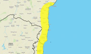 Espírito Santo tem novo alerta de chuva forte para esta quinta-feira