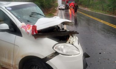 Duas pessoas ficam feridas em acidente na rodovia que liga Nova Venécia a Boa Esperança