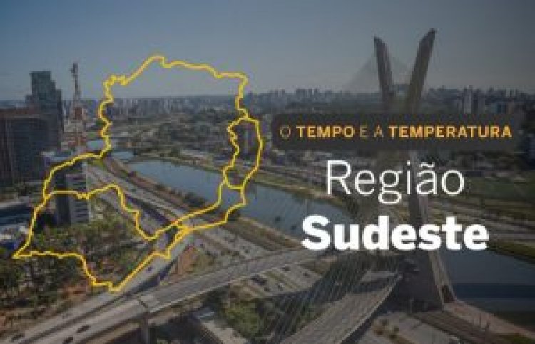 Terça-feira com poucas nuvens em boa parte da região Sudeste