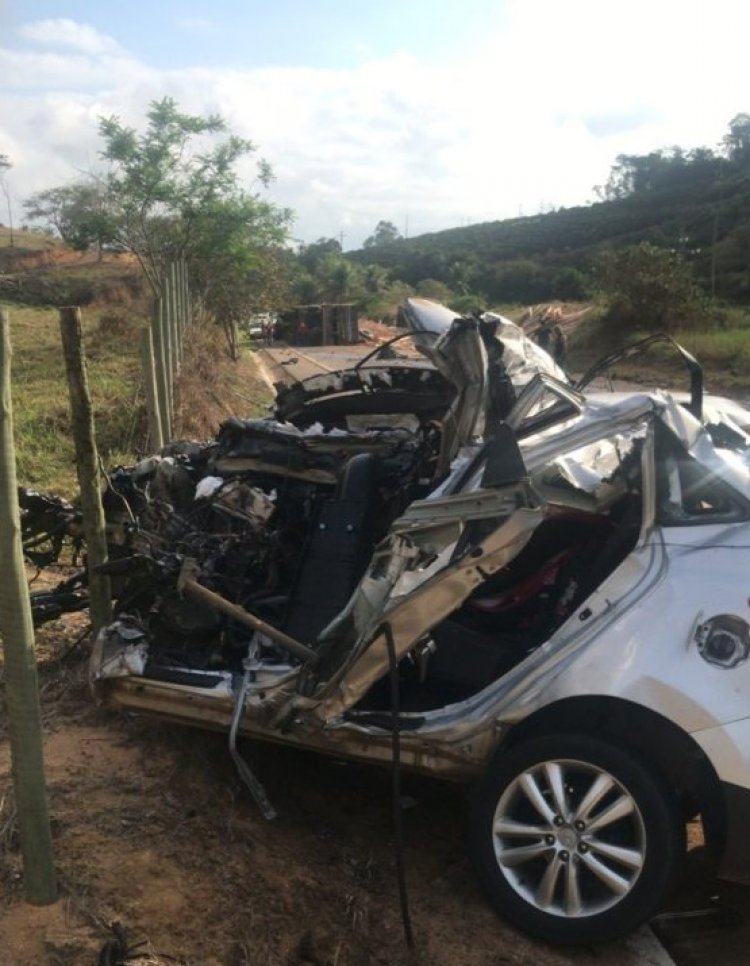 Grave acidente deixa uma pessoa morta na Rodovia do Café, entre Nova Venécia e São Gabriel da Palha