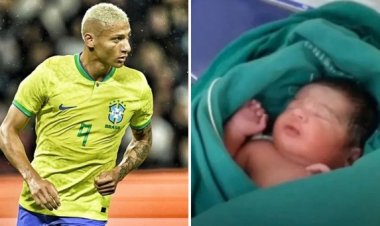 Bebê nasce na hora do gol do Brasil na Copa e recebe o nome de Richarlison
