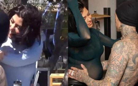 Kourtney Kardashain e Travis Baker revelam sexo de primeiro filho