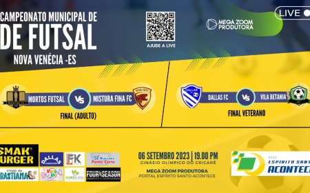 Espírito Santo Acontece transmite grande final de Futsal em Nova Venécia