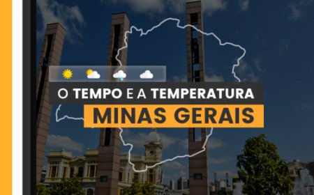 PREVISÃO DO TEMPO: quinta-feira (4) com tempo encoberto em Minas Gerais