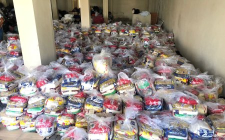 Associação Evangelizar É Preciso doa 800 cestas básicas para vítimas de enchente em Mimoso do Sul