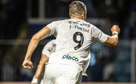 Santos se impõe em visita ao Avaí e mantém campanha perfeita na Série B