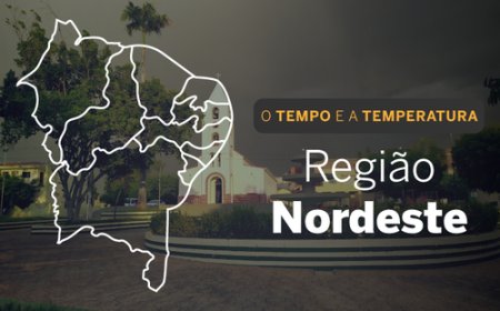 PREVISÃO DO TEMPO: domingo (28) chuvoso no Nordeste