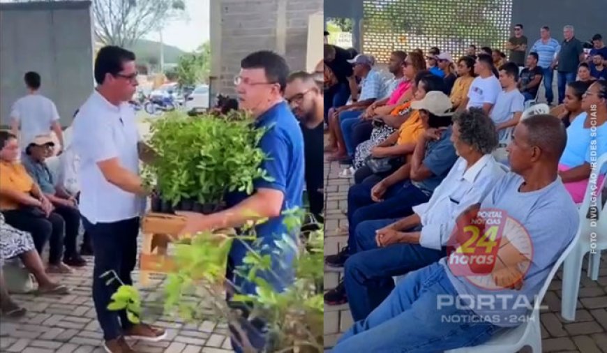 Produtores de Itapemirim (ES) recebem mudas de aroeira através do projeto Arranjos Produtivos