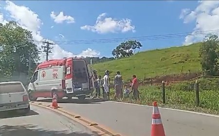 Vídeo | Motociclista morre em acidente na rodovia ES-164, em Itaguaçu