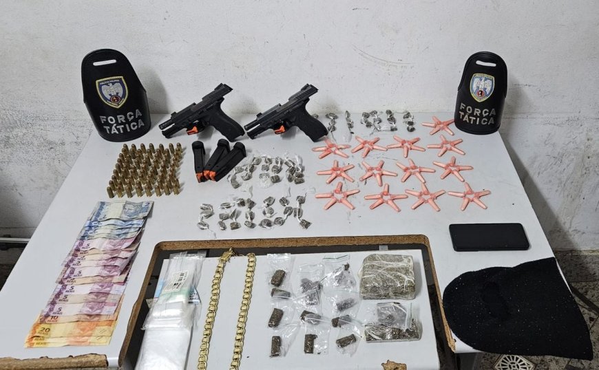 Três suspeitos são detidos em motel por tráfico de drogas em Colatina