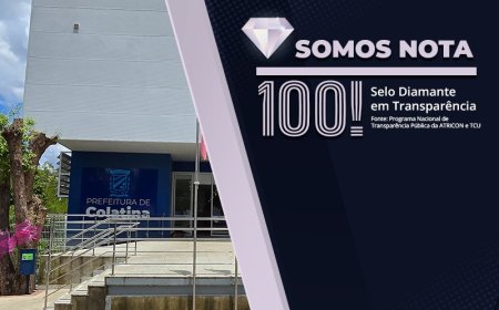COLATINA CONQUISTA PRÊMIO SELO DIAMANTE EM TRANSPARÊNCIA