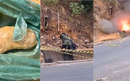 Vídeo | BME detona granada encontrada no bairro São Judas Tadeu, em Colatina