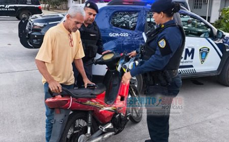 Guarda Municipal recupera ciclomotor furtado durante patrulhamento no Centro de Cachoeiro