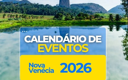 Nova Venécia divulga calendário de eventos para 2026