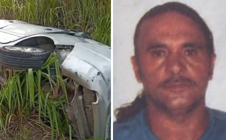 Homem morre após carro capotar na ES 313