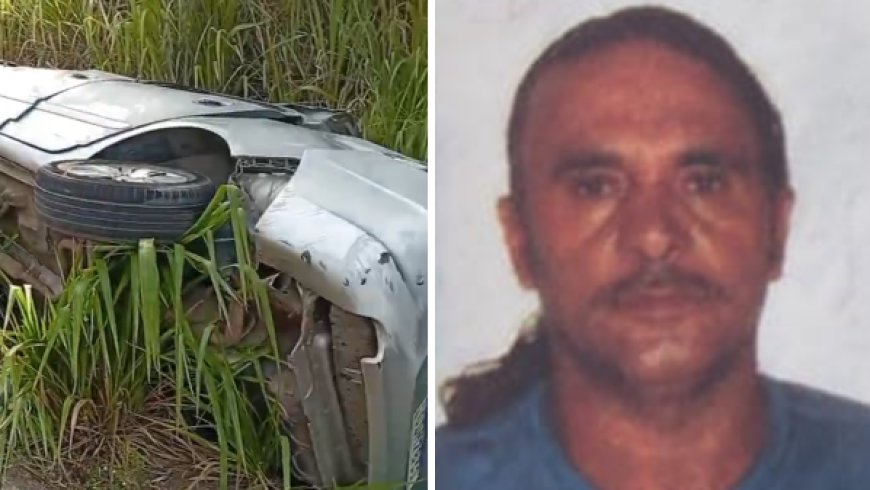 Homem morre após carro capotar na ES 313